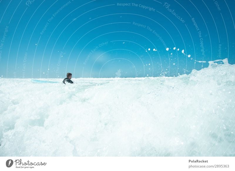 #A# white wash Kunst ästhetisch Meer Surfen Surfer Surfbrett Surfschule Wellen Wellengang Wellenform Farbfoto mehrfarbig Außenaufnahme Detailaufnahme Experiment