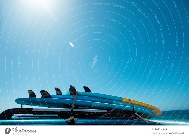#A# einfach blau machen Umwelt ästhetisch Surfen Surfer Surfbrett Surfschule Ferien & Urlaub & Reisen Urlaubsfoto Urlaubsstimmung Fuerteventura Farbfoto