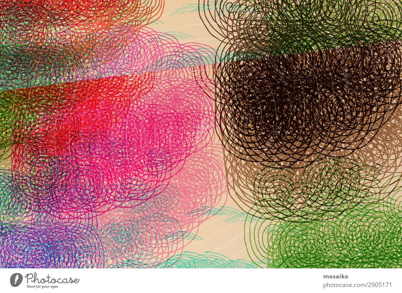 Wirbel und Spiralen Lifestyle Stil Design Freude Glück Kunst ästhetisch mehrfarbig Stress Farbe Inspiration Präzision Stimmung Irritation Wirbelsturm Wolken