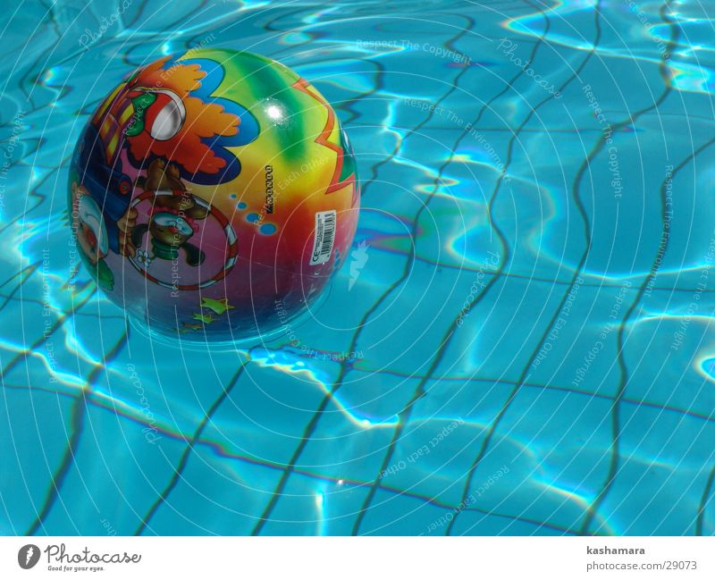 Vergessen gegangen? Freizeit & Hobby Spielen Sommer Sommerurlaub Wellen Garten Bad Wassersport Ball Schwimmbad Spielzeug Kunststoff nass blau Farbe