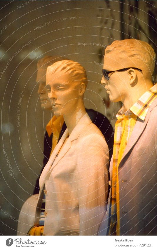 Schaufensterpuppen Sonnenbrille Bekleidung Reflexion & Spiegelung Anzug Jacke Hemd Bluse Mann Frau gestaltbar Freizeit & Hobby Puppe Glas gestellt