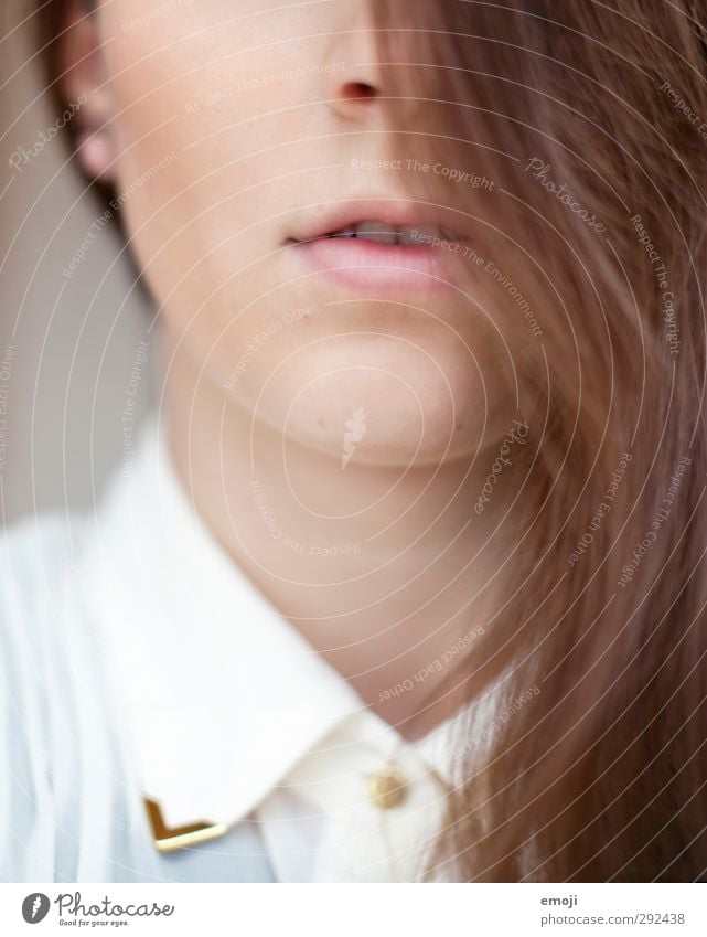 twist feminin Junge Frau Jugendliche Haare & Frisuren Gesicht Lippen 1 Mensch 18-30 Jahre Erwachsene schön Farbfoto Nahaufnahme Detailaufnahme Licht