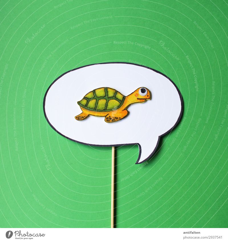 Start in die neue Woche Basteln zeichnen Grafik u. Illustration Moosgummi Umwelt Natur Tier Wasser Klimawandel Garten Tiergesicht Zoo Aquarium Wasserschildkröte