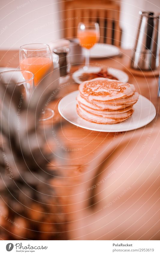 #A# Guten Morgen! Pancake-Frühstück :) Kunst ästhetisch Frühstückstisch Frühstückspause Gedeck Essen Stadt Essen Gesunde Ernährung lecker Wochenende Orangensaft