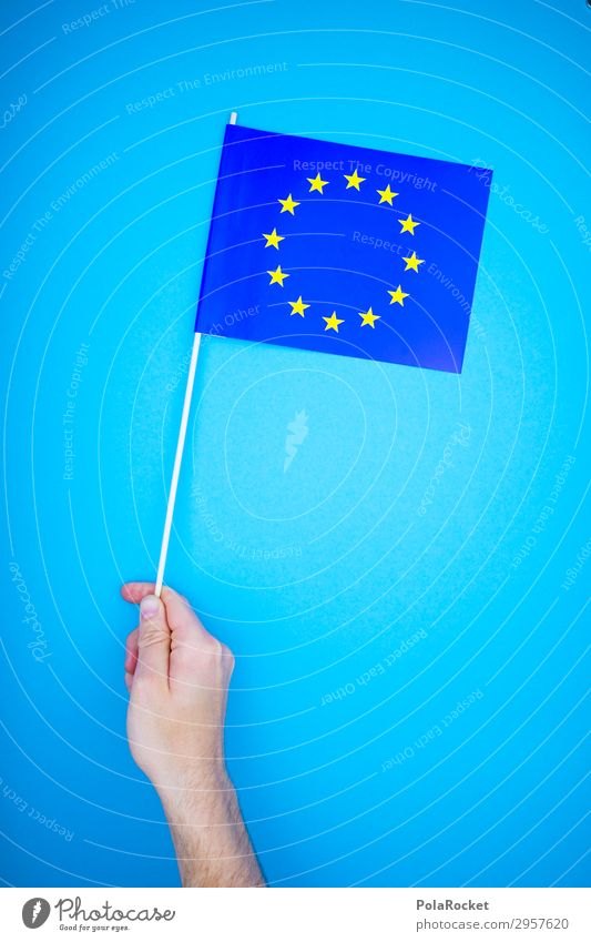 #S# EULAND Bildung ästhetisch Europa Europäer Europafahne Europa Parlament Fahne stoppen Freiheit Frieden Zusammensein blau Stern Sternenhaufen Wahlen