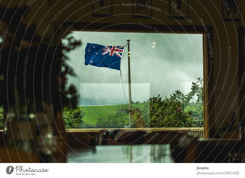 Flagge von Neuseeland Fahne Gesellschaft (Soziologie) Identität Politik & Staat Ferien & Urlaub & Reisen Sicherheit Stimmung Tourismus Tradition Vertrauen