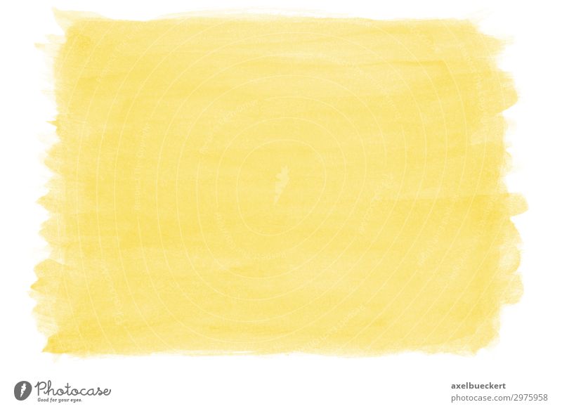 handgemalter Wasserfarbe Hintergrund gelb Design Kunst Kunstwerk Hintergrundbild Aquarell Pinselstrich Strukturen & Formen malen Freizeit & Hobby Tusche
