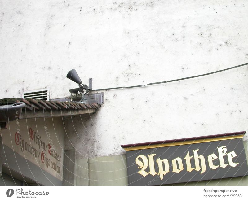 altstadt Apotheke Tabakwaren Schilder & Markierungen antik Europa Kanton Bern Altstadt