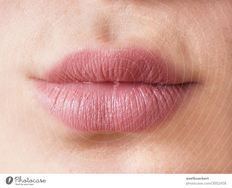 weibliche Lippen schön Gesicht Kosmetik Schminke Lippenstift Mensch feminin Junge Frau Jugendliche Erwachsene Mund 1 13-18 Jahre 18-30 Jahre Erotik rosa