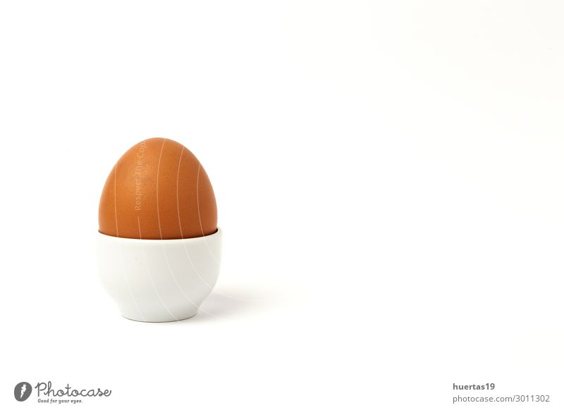 Frische rohe Eier auf weißem Hintergrund Lebensmittel Frühstück Dekoration & Verzierung Menschengruppe Tier frisch lecker natürlich gelb Farbe Augenfalter