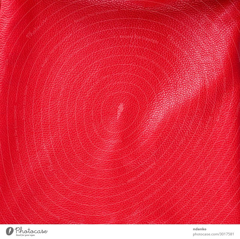 naturbelassene, leuchtend rote Rindslederstruktur, Vollrahmen Reichtum Stil Design Haut Dekoration & Verzierung Möbel Mode Stoff Leder Kuh hell modern natürlich