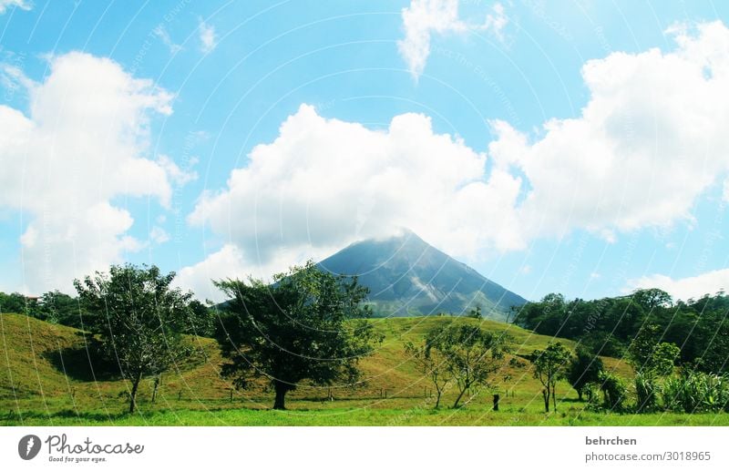 costa rica Ferne Landschaft Vulkan arenal Costa Rica fantastisch außergewöhnlich traumhaft Fernweh beeindruckend