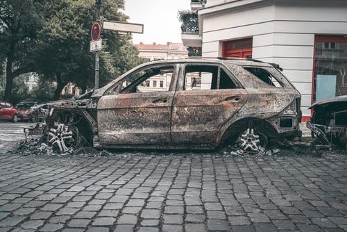 Kreuzberger Nächte II Lifestyle Hauptstadt Stadtzentrum Straße PKW Konflikt & Streit Armut bedrohlich kaputt reich Stimmung Angst Zukunftsangst gefährlich