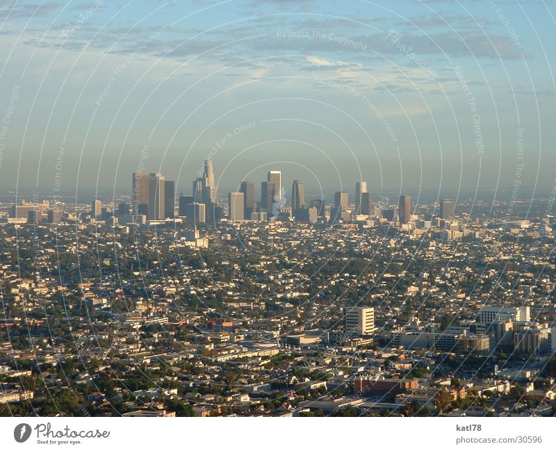 Die Stadt der Engel Los Angeles Smog Kalifornien Nordamerika