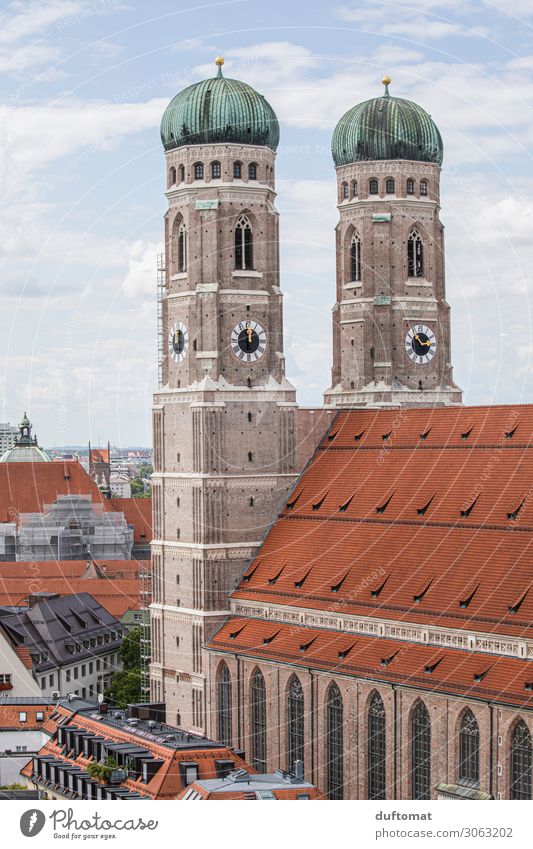 Liebfrauen Dom zu München Stil Zufriedenheit ruhig Ferien & Urlaub & Reisen Tourismus Ausflug Sightseeing Städtereise Sommer Kunstwerk Architektur