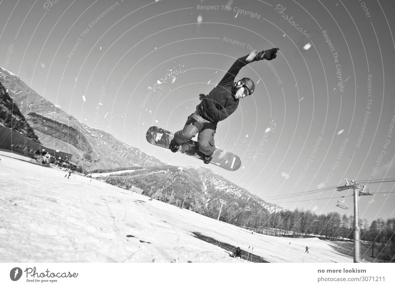 winter is coming Sport Fitness Sport-Training Wintersport Skifahren Snowboard Sportstätten Skipiste maskulin 1 Mensch Schnee Hügel Alpen Berge u. Gebirge Gipfel