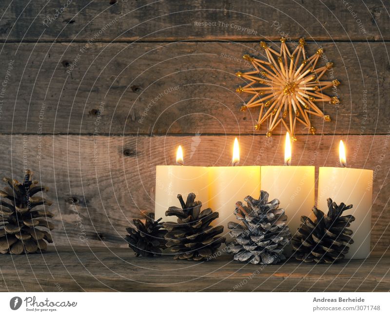 Vierter Advent Winter Musik Weihnachten & Advent Dekoration & Verzierung Kerze Tradition fourth fur glitter golden greeting happy holiday instrument joy lights