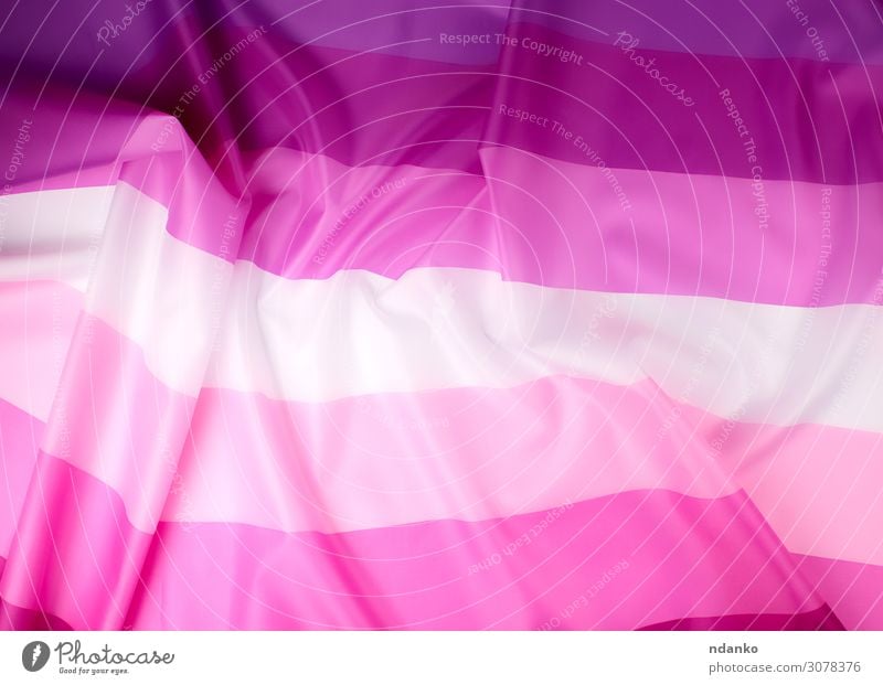 textile rosa Fahne von Lesben Lifestyle Lippenstift Freiheit Homosexualität Partner Kultur Liebe hell weich rot weiß Treue Toleranz Partnerschaft Farbe