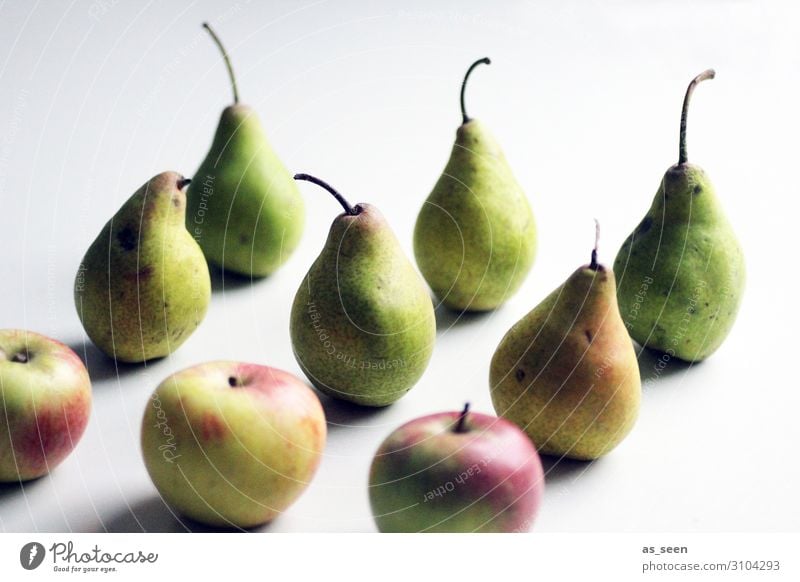 Birnen und Äpfel Lebensmittel Frucht Apfel Dessert Marmelade Ernährung Bioprodukte Vegetarische Ernährung Diät Gesunde Ernährung Wellness harmonisch