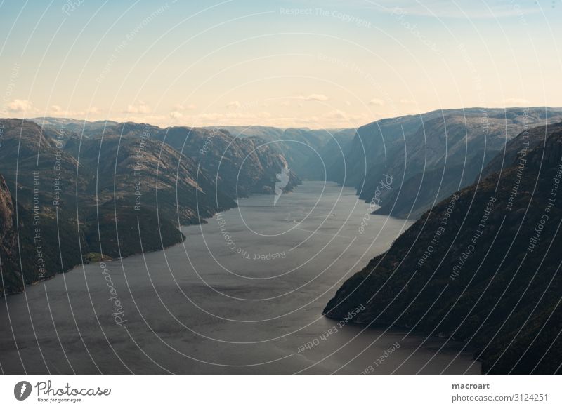 Norwegen Landschaftsfotografie Panorama (Aussicht) Weitwinkel Fjord See Fjäll seenlandschaft Norweger Skandinavien Poster Leinwand Panorama (Bildformat) Wolken