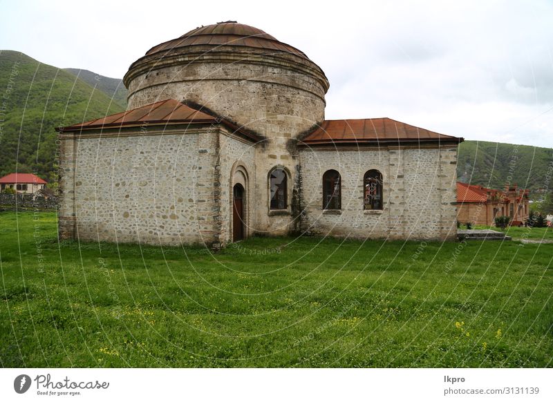 sheki die alte Architektur in der Stadt Ferien & Urlaub & Reisen Tourismus Abenteuer Dekoration & Verzierung Kultur Kirche Palast Gebäude Fassade Straße