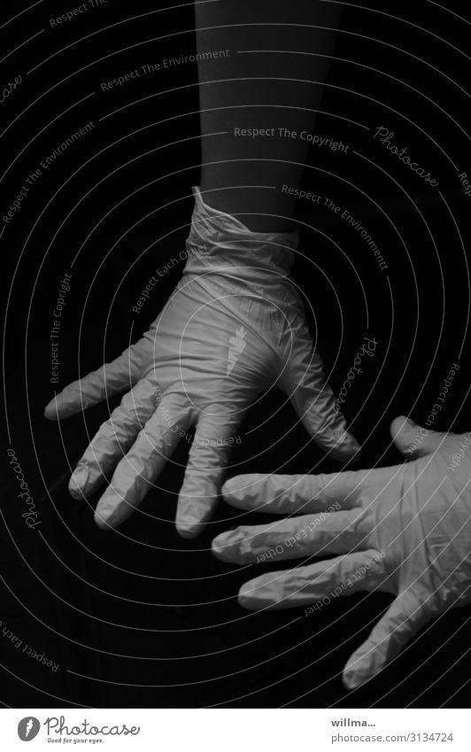 Einmalhandschuhe aus Latex, Schutz vor Kontaktinfektion Hand Finger Latexhandschuhe Einweghandschuhe Untersuchungshandschuhe Gesundheitswesen Medizin & Pflege