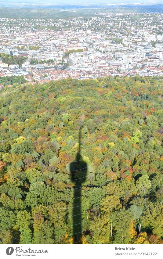 Der erste der Welt Architektur Stuttgart Hauptstadt Stadtzentrum Fernsehturm Sehenswürdigkeit Wahrzeichen beobachten außergewöhnlich Unendlichkeit Stimmung