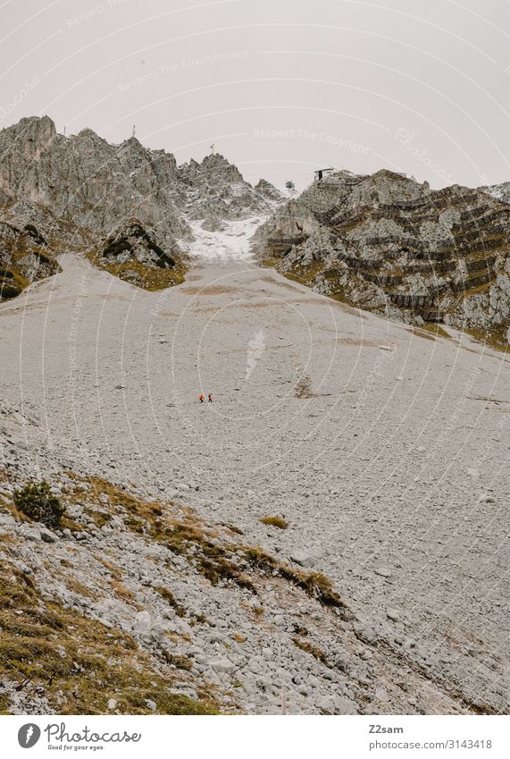 Hafelekar | Innsbruck Sightseeing Natur Landschaft Herbst Klima Felsen Alpen Berge u. Gebirge bedrohlich gigantisch groß hoch nachhaltig natürlich Einsamkeit
