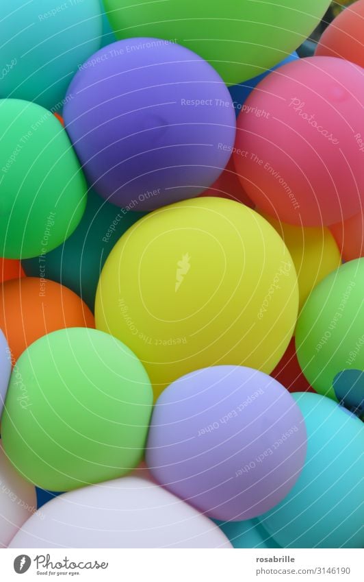 Viele Bunte Luftballons Firlefanz Ein Lizenzfreies Stock Foto Von Photocase