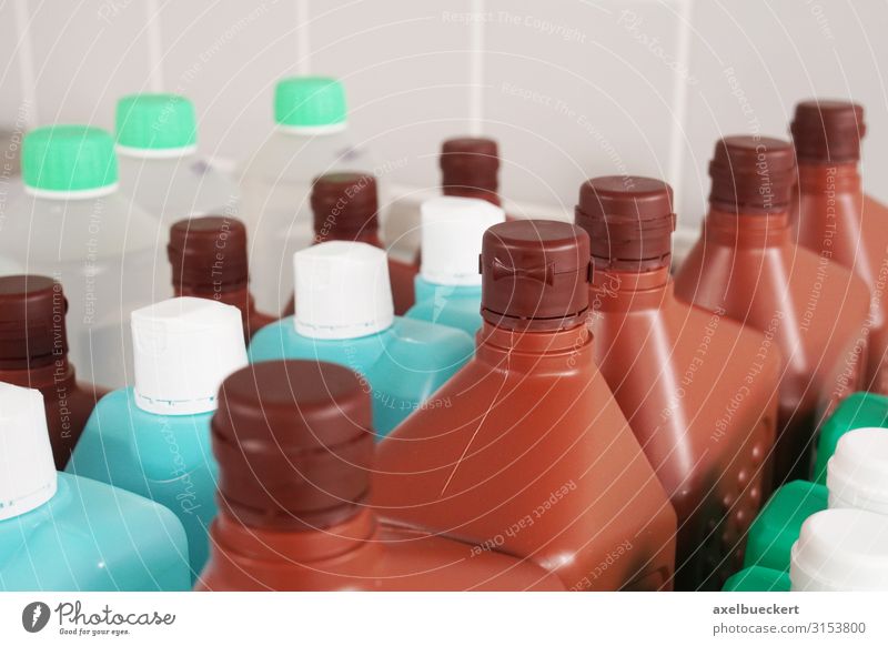 Desinfektionsmittel Krankenhaus Gesundheitswesen Kunststoffverpackung Sauberkeit viele Reihe Flasche desinfektionsmittel Reinigungsmittel Reinigen steril