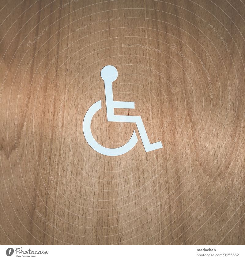 EAMES LOUNGE CHAIR - Rollstuhl Piktogramm Behinderung Handicap Körper Gesundheit Gesundheitswesen Behandlung Seniorenpflege Krankenpflege Krankheit Leben