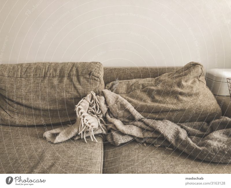 Sonntags - Couch kuschelig gemütlich Ausruhen Erholung Zuhause Lifestyle Wellness harmonisch Wohlgefühl Zufriedenheit ruhig Meditation Häusliches Leben Wohnung