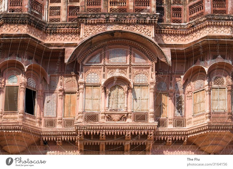 Meherengarh Fort - Jodhpur - Rajasthan Ferien & Urlaub & Reisen Tourismus Ferne Städtereise Sommer Jodphur Indien Asien Altstadt Palast Burg oder Schloss