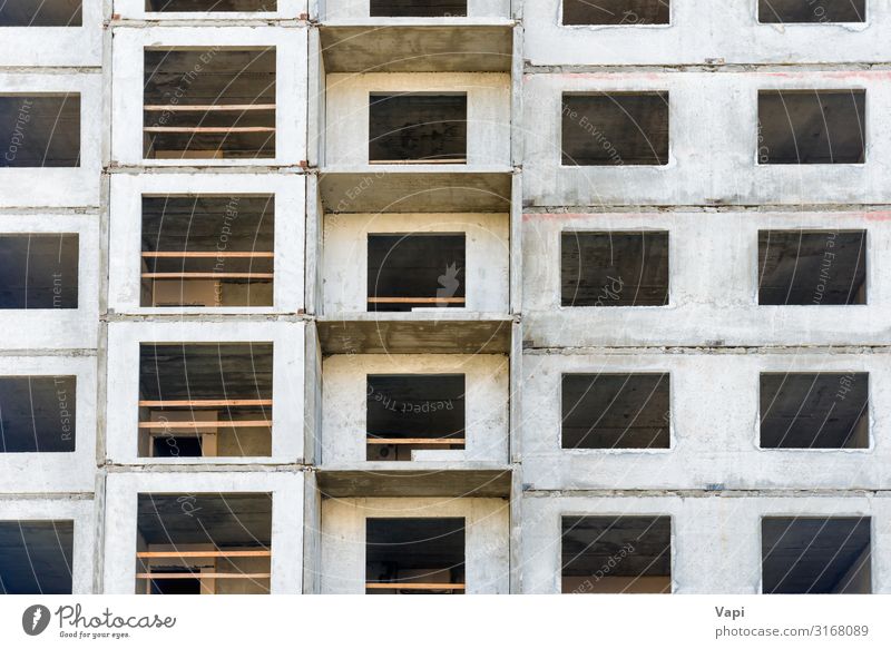 Wolkenkratzer im Bau Häusliches Leben Wohnung Haus Hausbau Renovieren Arbeit & Erwerbstätigkeit Arbeitsplatz Industrie Baustelle Business Hochhaus Ruine Gebäude