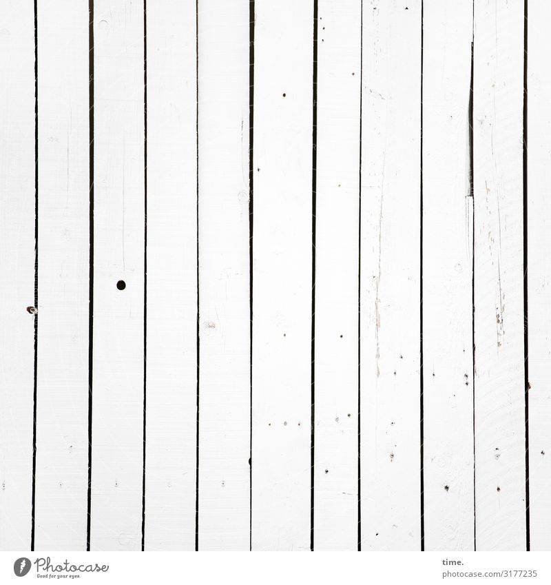 Geschichten vom Zaun (XV) Baustelle Sichtschutz gestrichen genagelt Holz Linie Streifen einfach hell weiß Sicherheit Schutz Gelassenheit ruhig Ausdauer