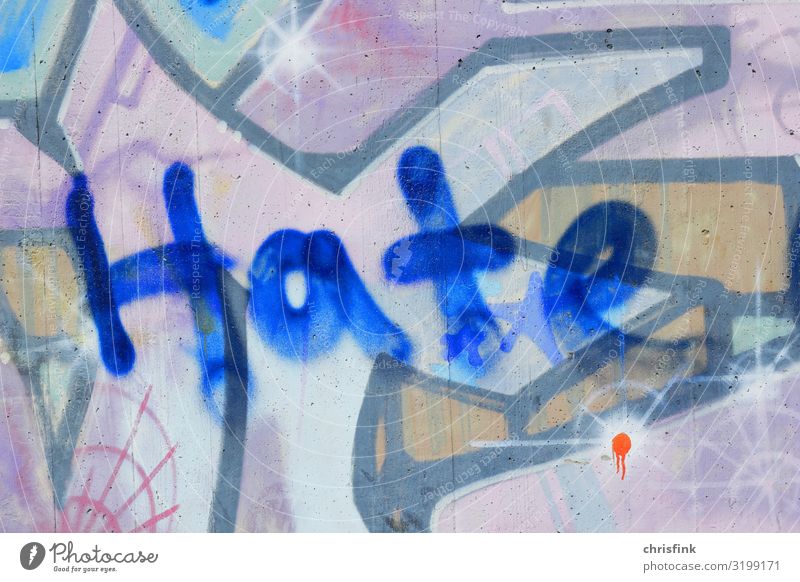 Hate Graffiti Lifestyle Freizeit & Hobby Dekoration & Verzierung Kunst Künstler Maler Verkehrswege Tunnel Brücke schreiben Aggression dreckig hässlich