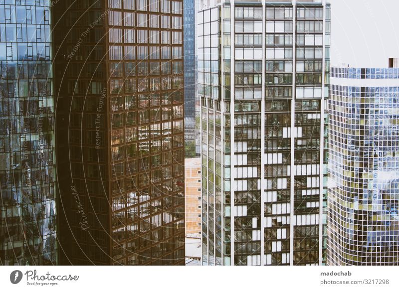Hochhaus Bank Finanzen Stresstest Frankfurt am Main Fortschritt Zukunft Stadt Stadtzentrum Skyline Bankgebäude Erfolg gigantisch Kraft Macht Zukunftsangst