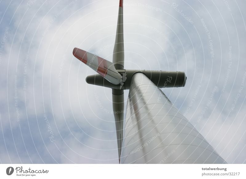 Windmühle Elektrizität Wolken Windkraftanlage Elektrisches Gerät Technik & Technologie