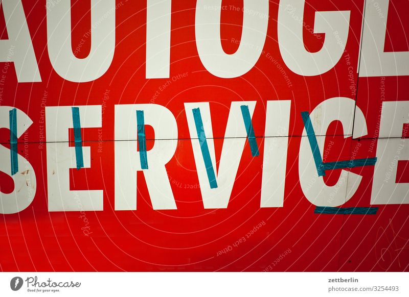 Service Reparatur Autofenster Schilder & Markierungen Schriftzeichen Typographie Dienstleistungsgewerbe Werbung Werbebranche Werkstatt