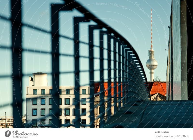 Fernsehturm again Architektur Berlin Deutscher Bundestag Deutschland Hauptstadt Bundeskanzler Amt marie elisabeth lüders haus Parlament Regierung Regierungssitz