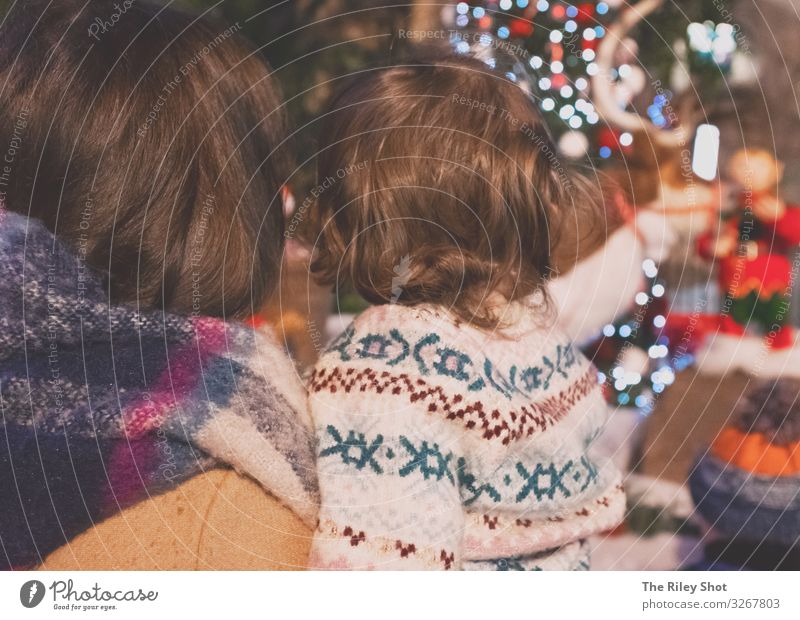 Familien-Weihnachtszeit Lifestyle Reichtum elegant Ferien & Urlaub & Reisen Ausflug Abenteuer Feste & Feiern Weihnachten & Advent Mensch Kind Baby Kleinkind