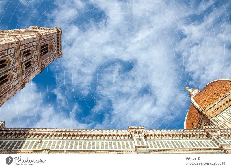 Kathedrale Santa Maria del Fiore Florenz Ferien & Urlaub & Reisen Tourismus Sightseeing Städtereise Kunst Architektur Italien Europa Stadt Hauptstadt Kirche Dom