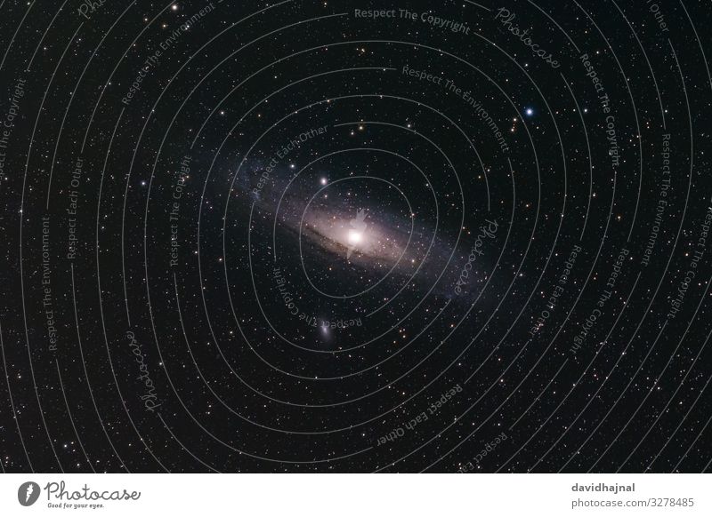 Andromedagalaxie Teleskop Technik & Technologie Wissenschaften Raumfahrt Astronomie Kunst Umwelt Natur Himmel nur Himmel Wolkenloser Himmel Nachthimmel Stern