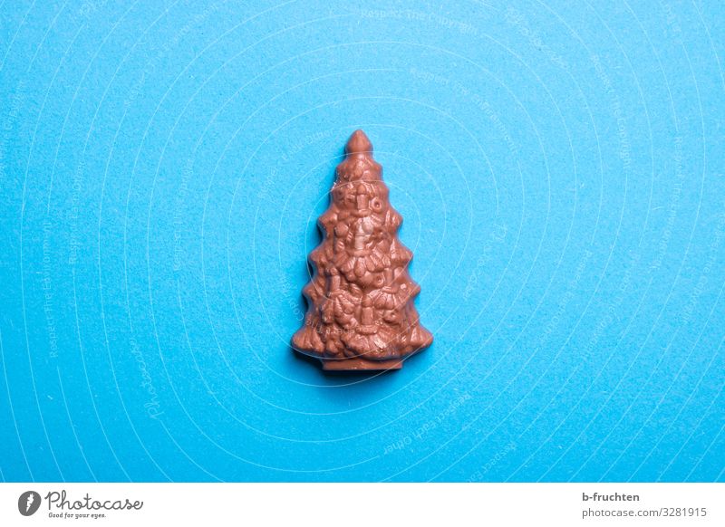 Oh Tannenbaum - ich ess dich jetzt gleich auf. Lebensmittel Süßwaren Schokolade Essen Feste & Feiern Weihnachten & Advent Baum Papier Dekoration & Verzierung