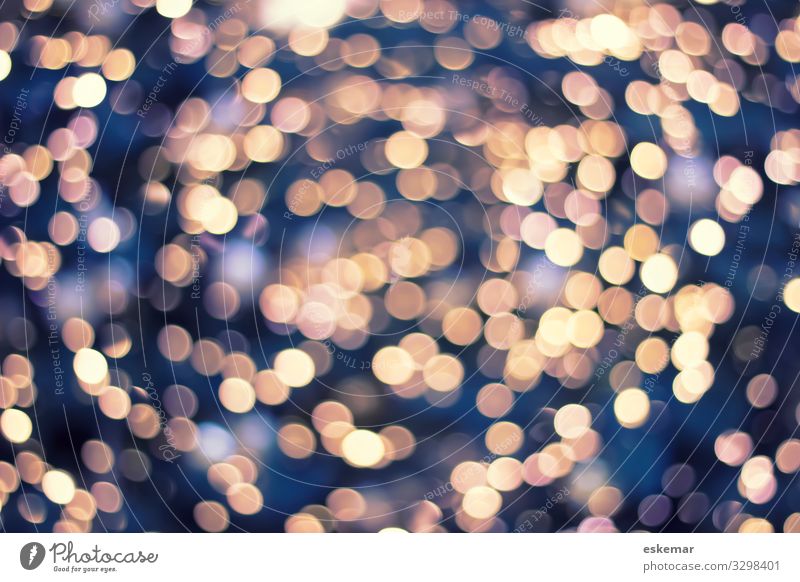 Bokeh abstrakter Hintergrund niemand Licht Lichter Lichtpunkte Weihnachten weihnachtlich Textfreiraum festlich Dekoration & Verzierung Weihnachtsdekoration