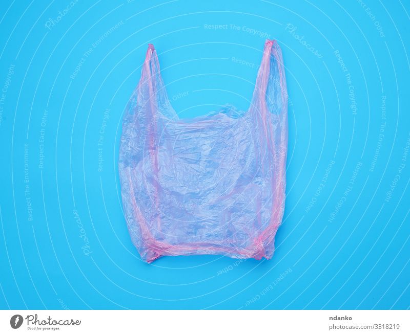 leere rosa Plastiktüte öffnen kaufen Umwelt Container Verpackung Paket Kunststoff tragen blau Umweltverschmutzung Tasche farbenfroh Entwurf Erhaltung