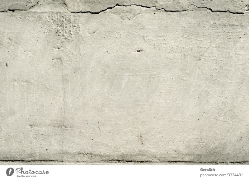 Textur alte Betonwand mit Putzresten mit Rissen Design Dekoration & Verzierung Tapete Architektur Stein dunkel grau schwarz weiß Hintergrund alte Betonmauer
