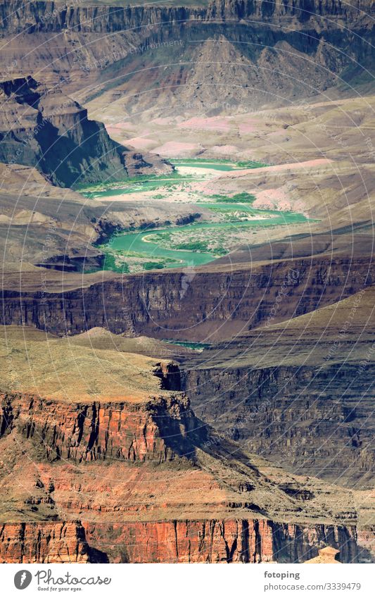 Grand Canyon Tourismus Ausflug Abenteuer Natur Landschaft Sand Luft Felsen Schlucht Wüste Sehenswürdigkeit Wahrzeichen Stein außergewöhnlich fantastisch wild