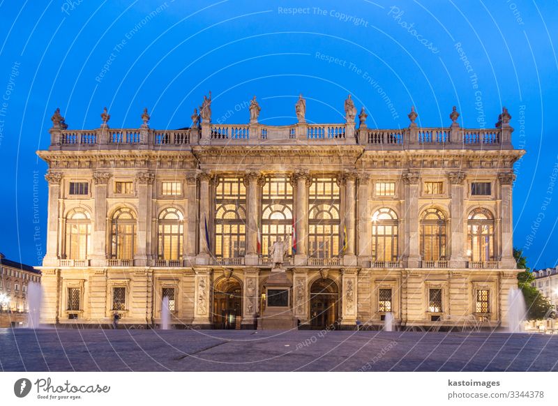 Stadtmuseum im Palazzo Madama, Turin, Italien Ferien & Urlaub & Reisen Kunst Museum Palast Burg oder Schloss Platz Gebäude Architektur Fassade Denkmal alt