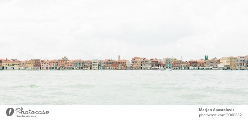 Panoramabild von Venedig auf dem Wasser, Italien Ferien & Urlaub & Reisen Tourismus Sightseeing Städtereise Landschaft Europa Stadt Hafenstadt Stadtzentrum